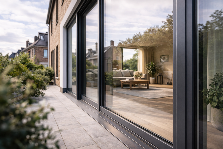 Braune Fenster in Hamburg – Farben