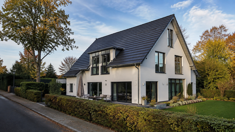 Straßenseite oder Gartenfassade - Fenster im Hamburger Einfamilienhaus gezielt planen